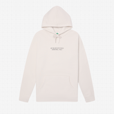 Front view of the Forecast Linear Hoodie in premium mid-heavy weight fleece, showcasing the regular fit, lined hood, and classic kangaroo pocket.