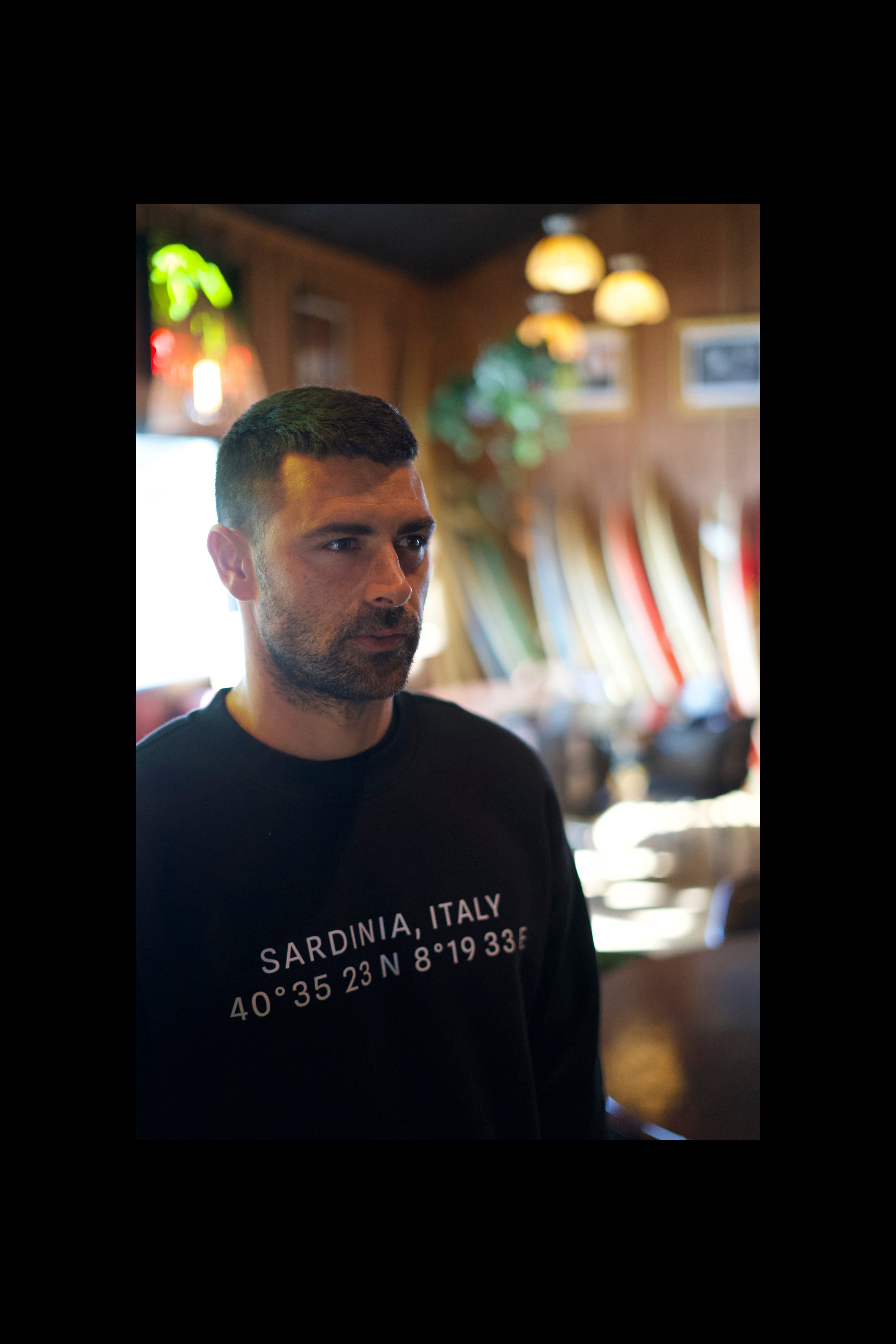 Litorale Crew Sweatshirt Nero